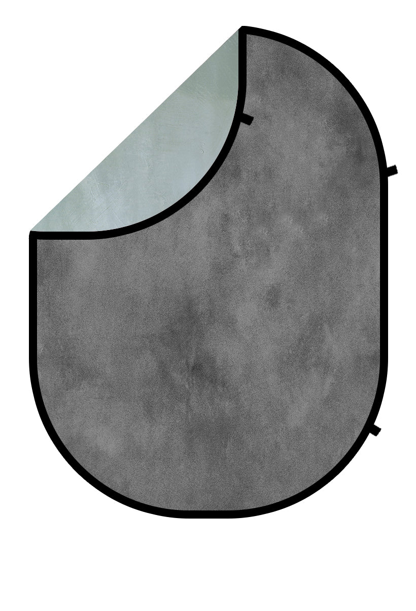 Kate Abstract Light Green/Cool Gray Collapsible Backdrop Photography 5X6.5ft(1.5x2m) - Kate Backdrop AU