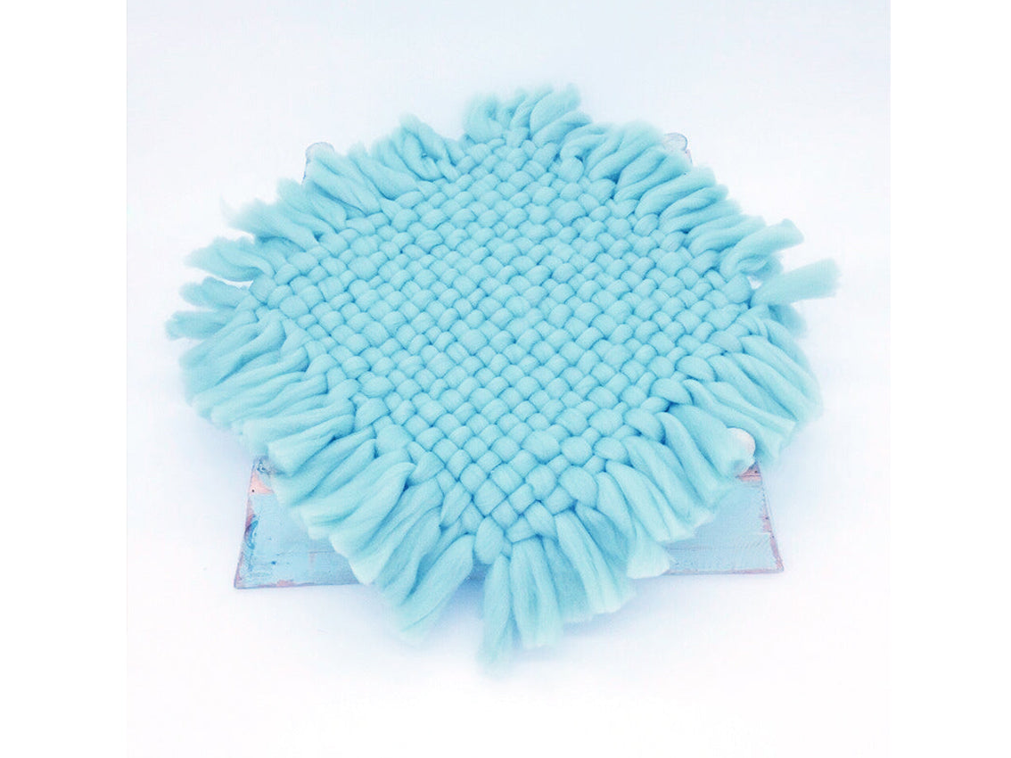 Kate Braided tassel Newborn Blanket Photo Studio Props Faux Fur Blanket - Kate Backdrop AU