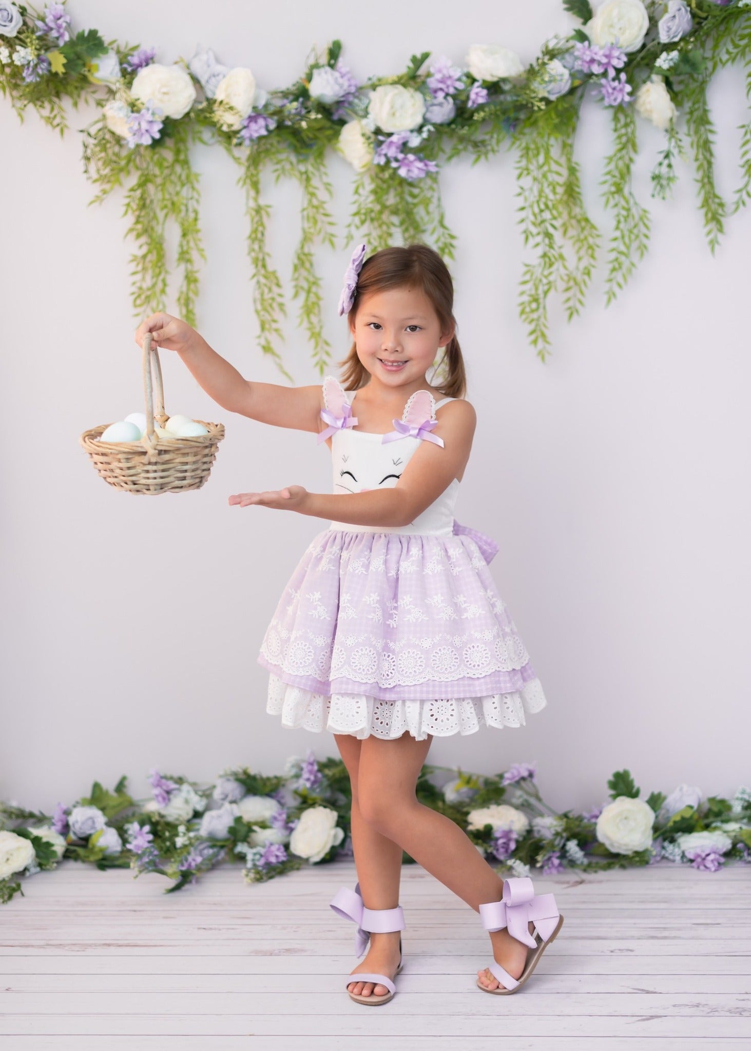 Kate vintage white wood rubber floor mat - Kate Backdrop AU