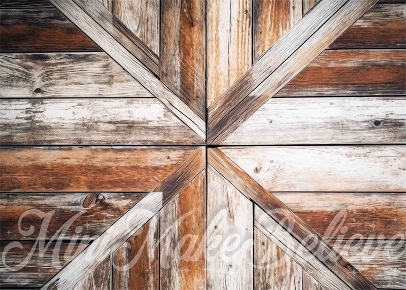 Kate Barn Parque Wood Rubber Floor Mat for Photography designed by Mini MakeBelieve - Kate Backdrop AU