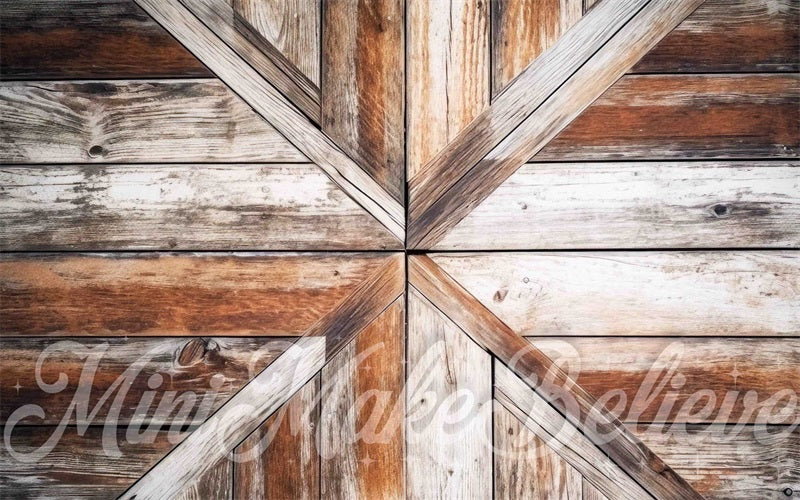 Kate Barn Parque Wood Rubber Floor Mat for Photography designed by Mini MakeBelieve - Kate Backdrop AU