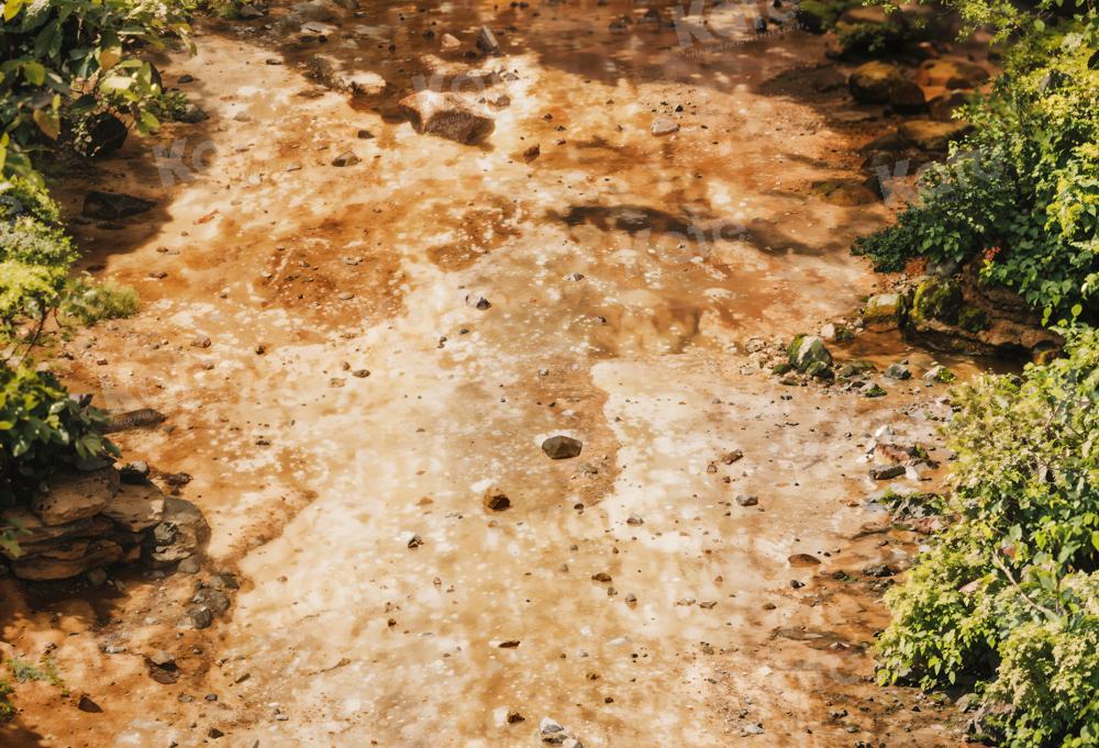 Kate Muddy Path Rubber Floor Mat - Kate Backdrop AU