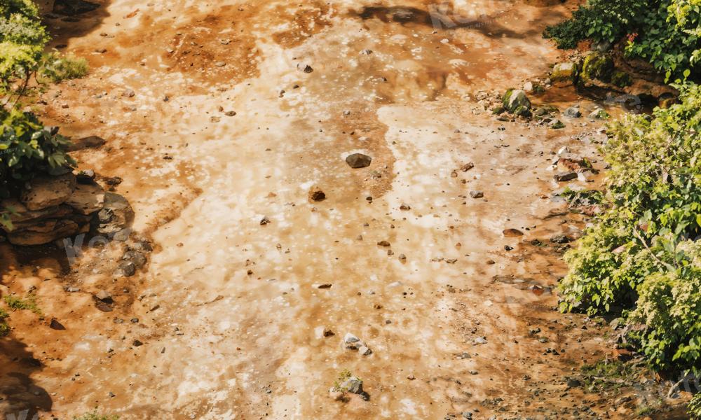 Kate Muddy Path Rubber Floor Mat - Kate Backdrop AU