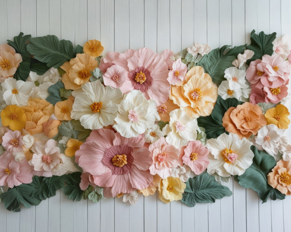 Kate Newborn Flower Rubber Floor Mat Designed by Mini MakeBelieve - Kate Backdrop AU