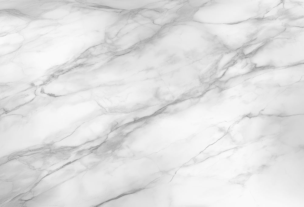 Kate White Marble Texture Rubber Floor Mat Designed by Mini MakeBelieve - Kate Backdrop AU