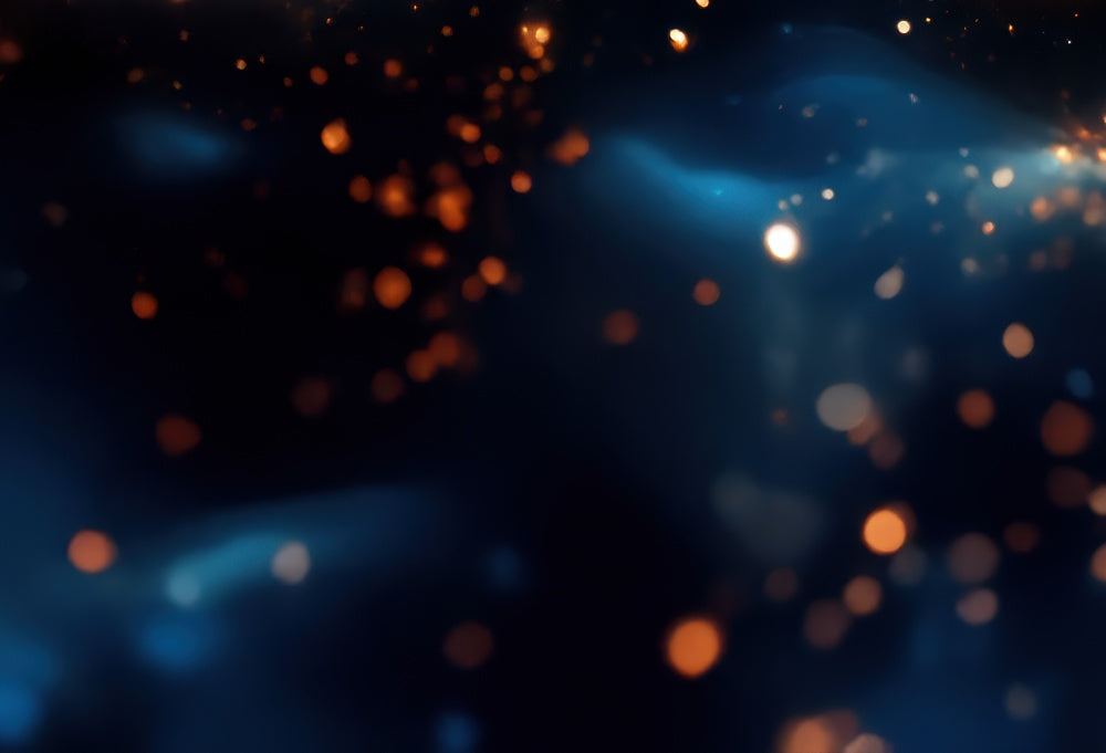 Kate Abstract Bokeh Rubber Floor Mat Designed by Mini MakeBelieve - Kate Backdrop AU