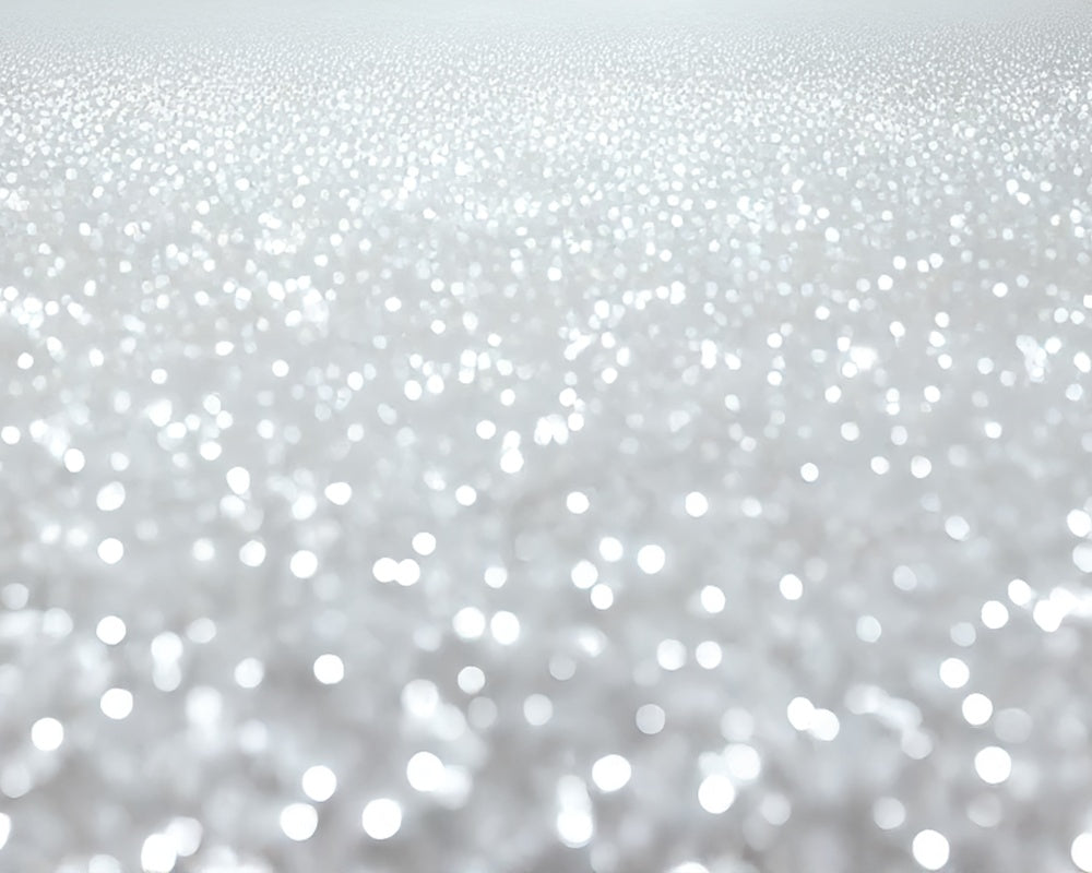Kate Silver Glitter Bokeh Rubber Floor Mat Designed by Mini MakeBelieve - Kate Backdrop AU