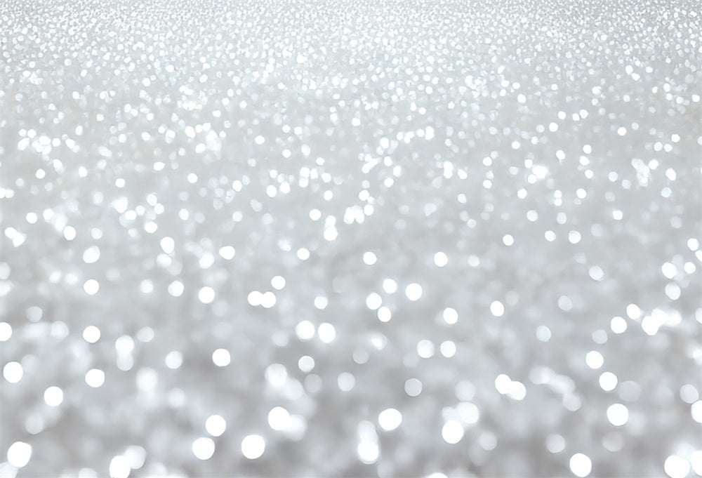 Kate Silver Glitter Bokeh Rubber Floor Mat Designed by Mini MakeBelieve - Kate Backdrop AU