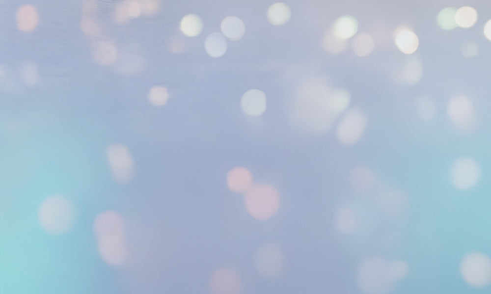 Kate Light Bokeh Rubber Floor Mat Designed by Mini MakeBelieve - Kate Backdrop AU