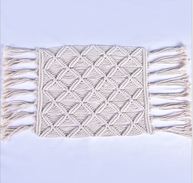 Kate Boho Hand-Woven Hemp Blanket for Photography - Kate Backdrop AU