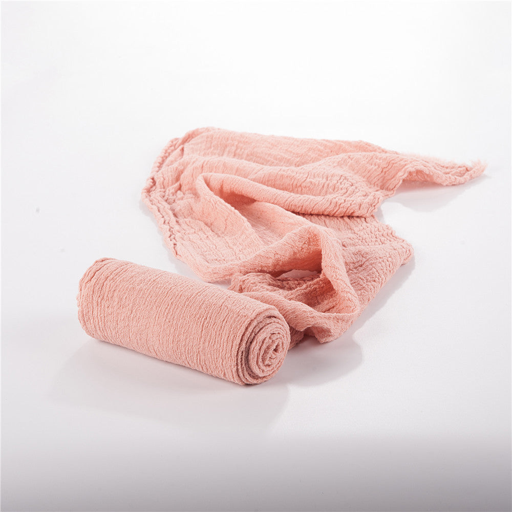 Kate Crinkled Seersucker Wrap Newborn Posing Fabric for Photography - Kate Backdrop AU