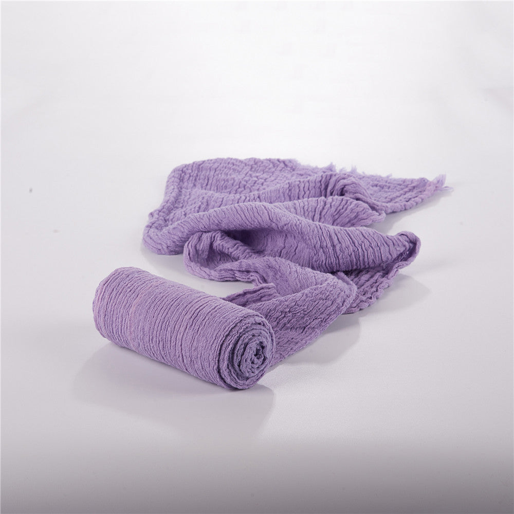 Kate Crinkled Seersucker Wrap Newborn Posing Fabric for Photography - Kate Backdrop AU