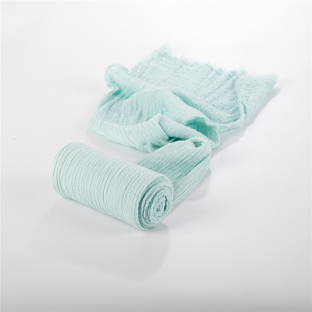 Kate Crinkled Seersucker Wrap Newborn Posing Fabric for Photography - Kate Backdrop AU