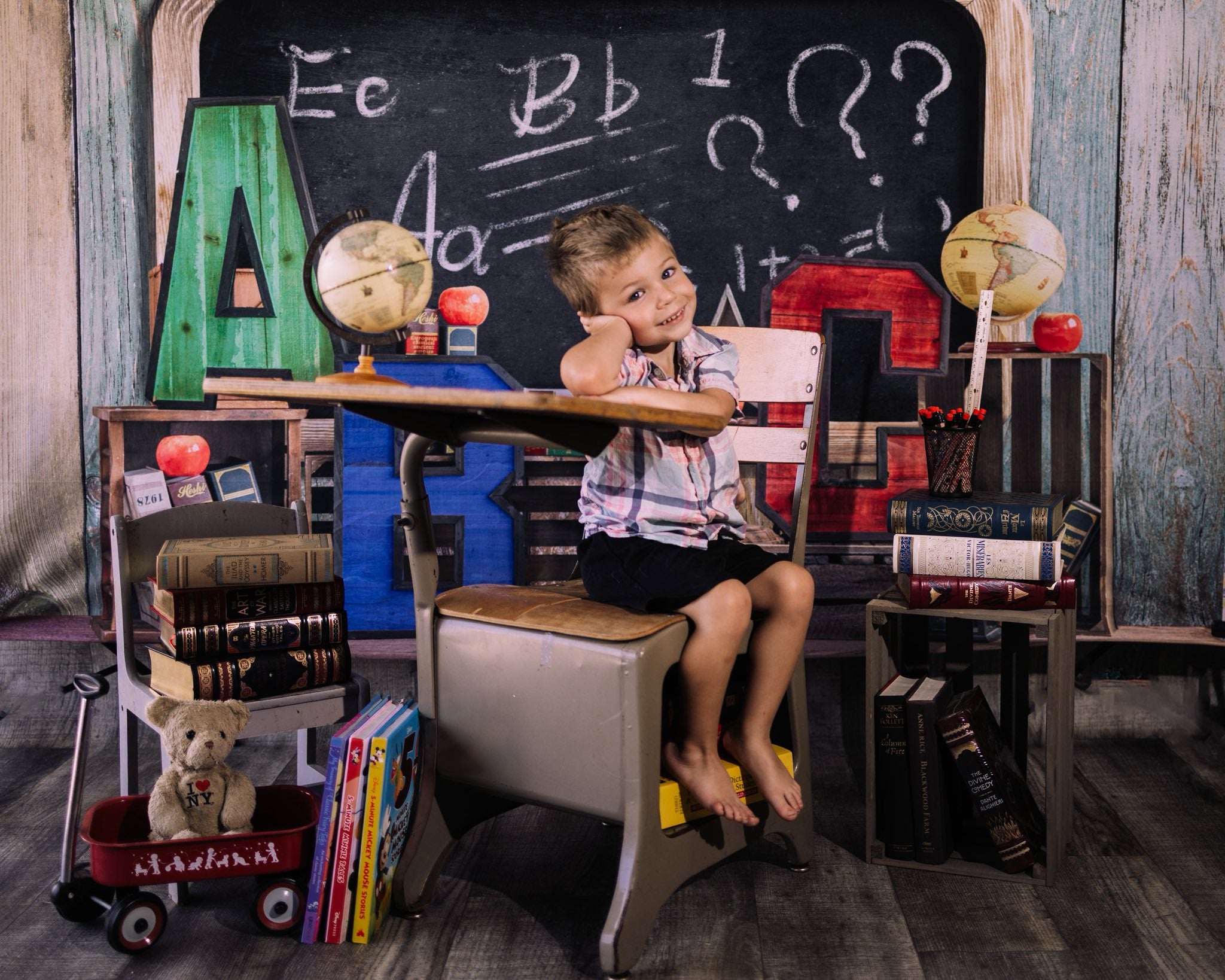 Kate Children Back to School Backdrop Designed by Emetselch - Kate Backdrop AU