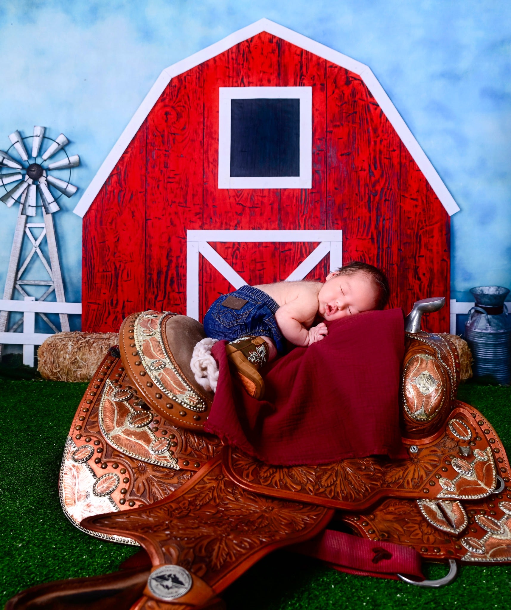 Kate Barnyard Fun Children Summer Backdrops Designed by Arica Kirby - Kate Backdrop AU