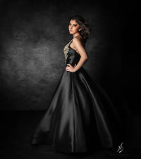 Kate Cold Black Around Gray Texture Abstract Backdrop Portrait for Photography