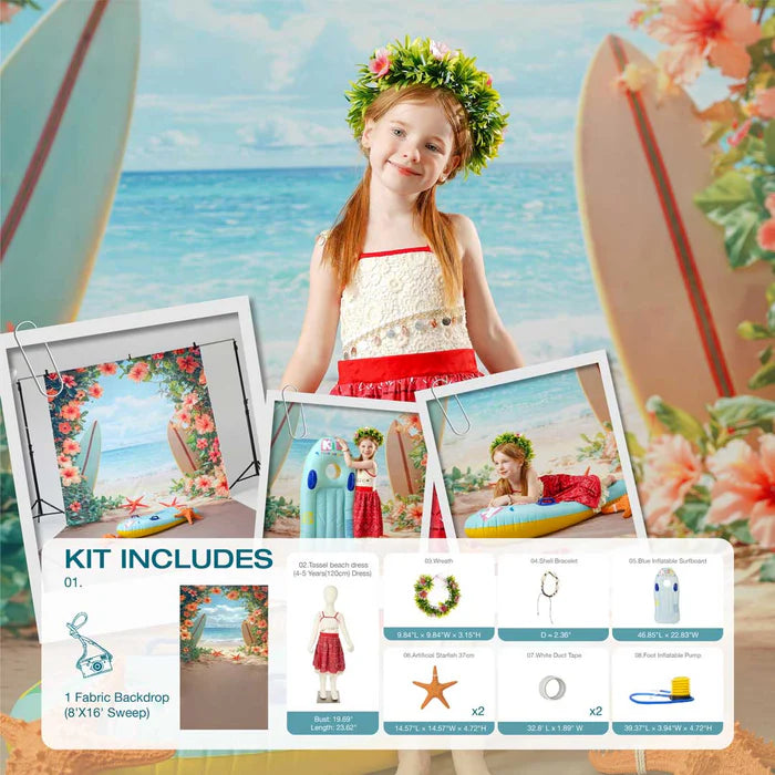 Kate Summer Beach Photo Kit - Kate Backdrop AU