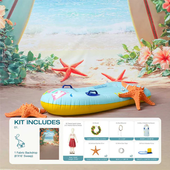 Kate Summer Beach Photo Kit - Kate Backdrop AU