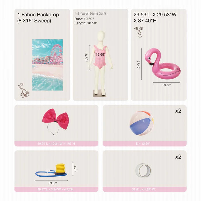 Kate Summer Beach Dool Dream Photo Kit - Kate Backdrop AU