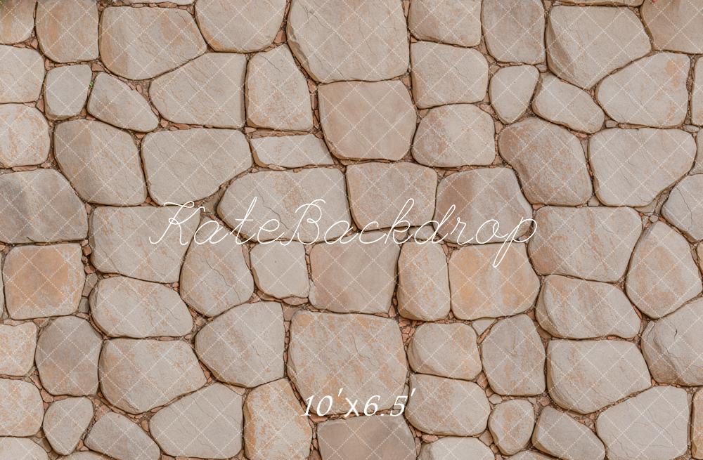 Kate Cobblestone Stone Wall Backdrop Designed by Emetselch