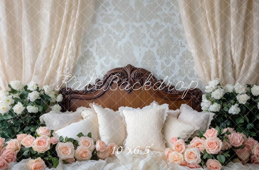 Kate Spring Wedding Headboard Backdrop Designed by Mini MakeBelieve - Kate Backdrop AU
