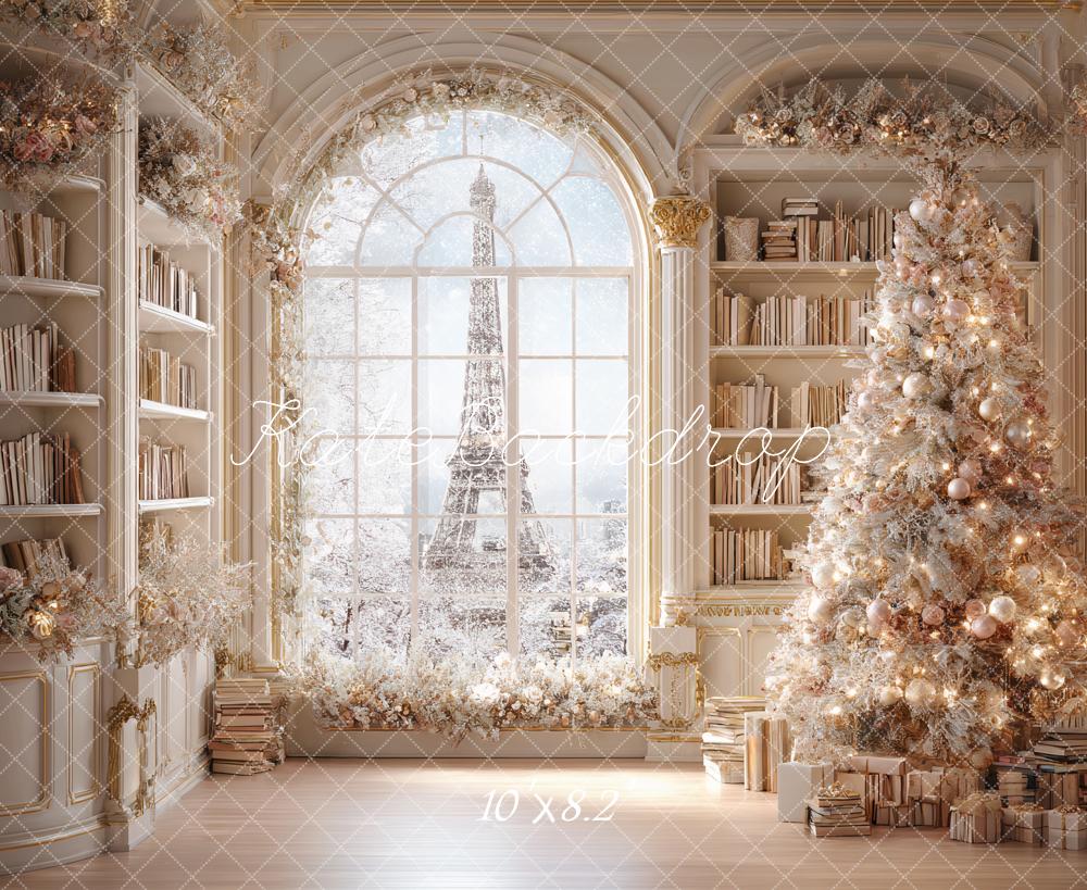 Kate Christmas Tree Bookshelf Backdrop Designed by Ashley Paul