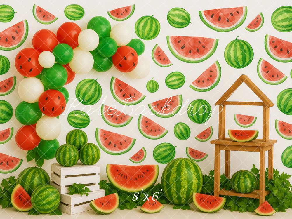 Kate Watermelon Summer Backdrop Designed by Patty Roberts - Kate Backdrop AU