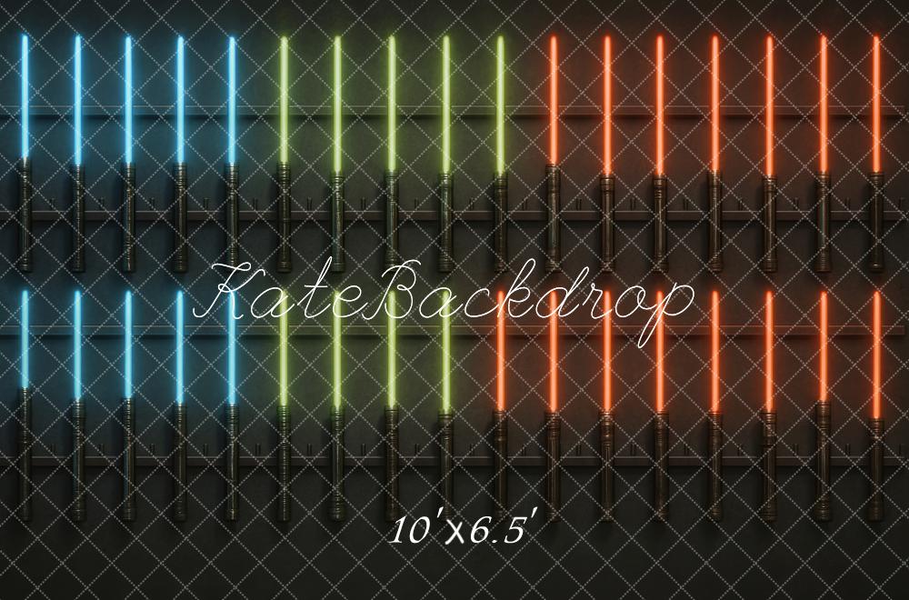 Kate Colourful Neon Light Wall Backdrop Designed by Megan Leigh - Kate Backdrop AU