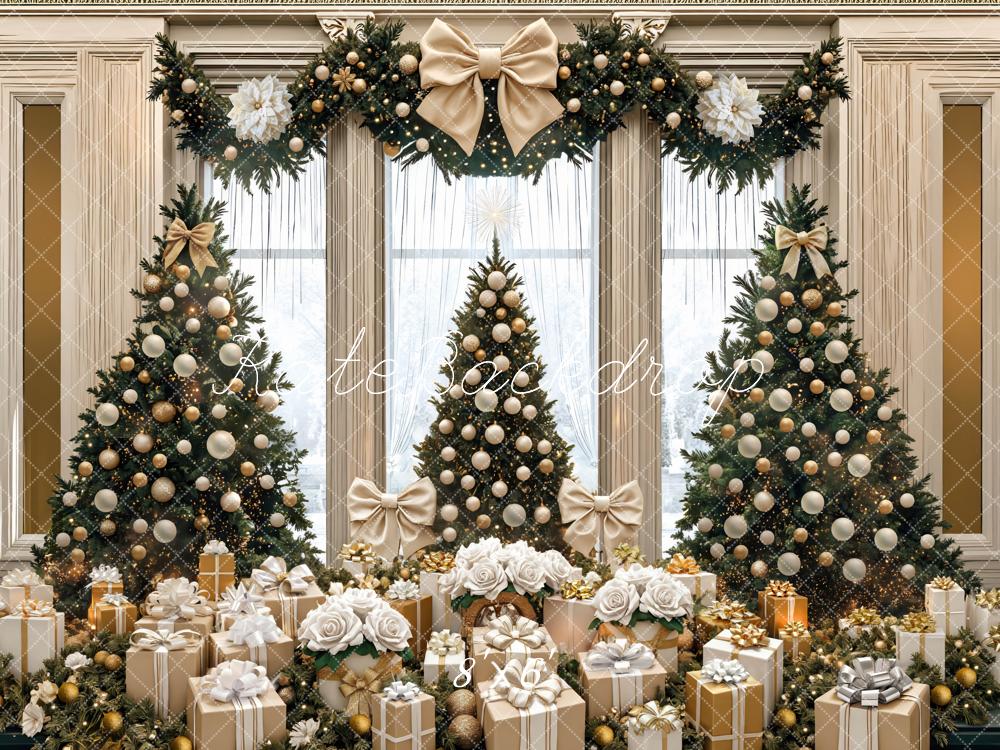 Kate Christmas Tree Presents Backdrop Designed by Mini MakeBelieve