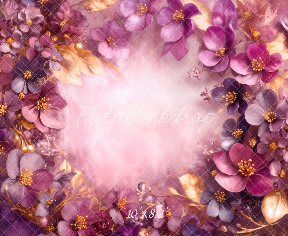 Kate Floral Newborn Backdrop Designed by GQ