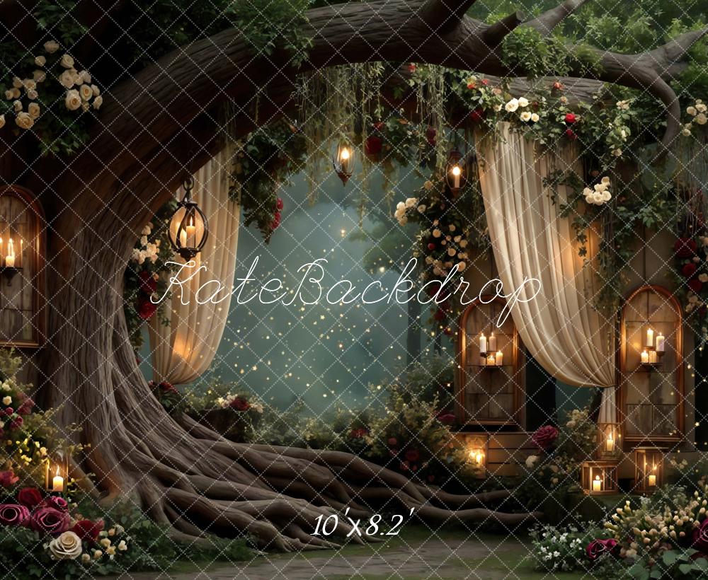 Kate Fairy Tree Spring Forest Backdrop Designed by Mini MakeBelieve