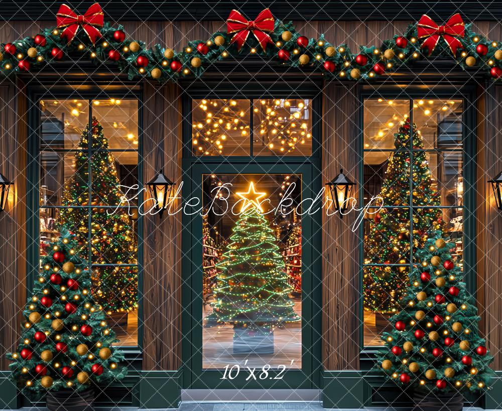 Kate Christmas Shopfront Tree Backdrop Designed by Mini MakeBelieve - Kate Backdrop AU