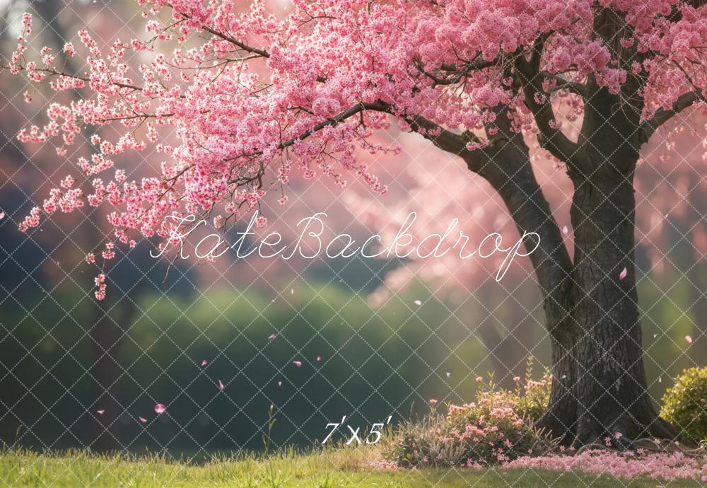 Kate Spring Pink Blossom Tree Backdrop Designed by Emetselch
