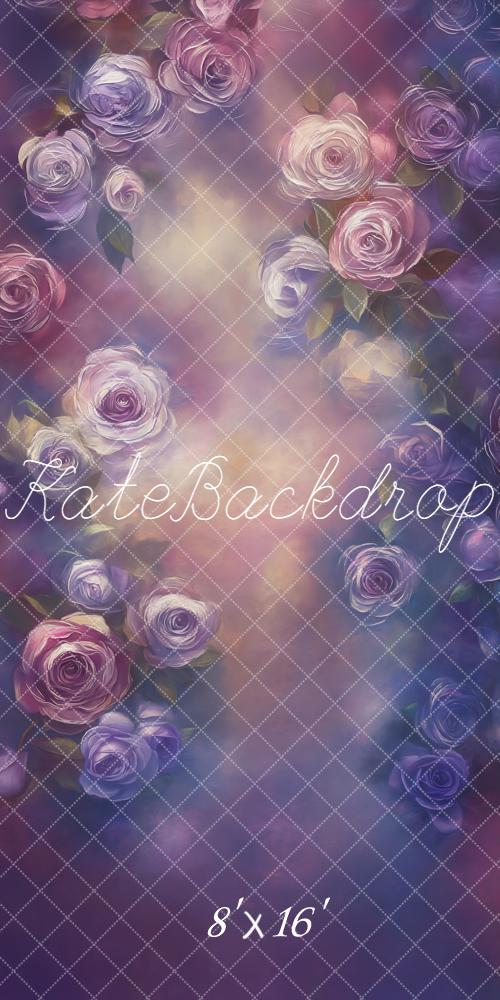 Kate Purple Rose Fine Art Backdrop Designed by Emetselch - Kate Backdrop AU