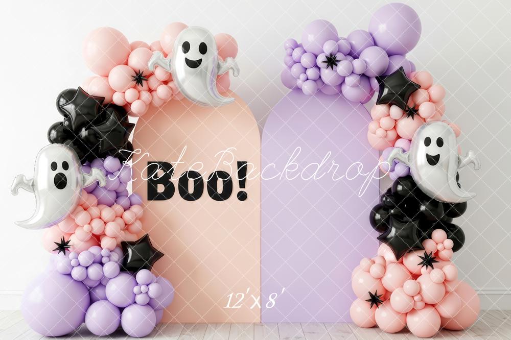 Kate Halloween Ghost Boo Party Arch Backdrop Designed by Patty Roberts