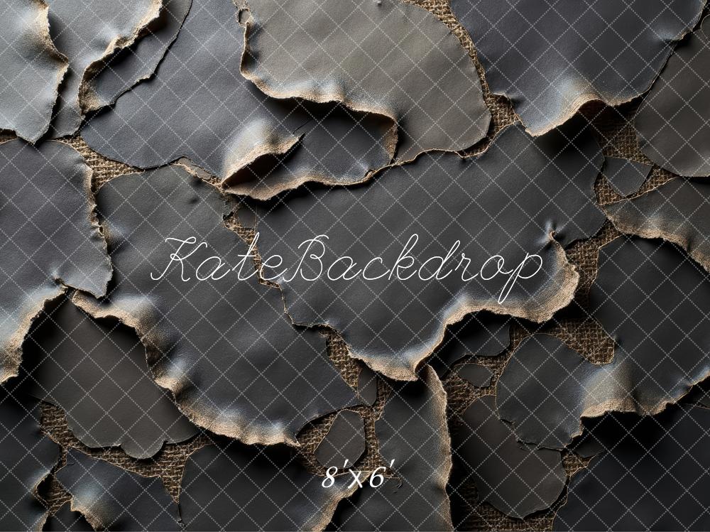 Kate Ripped Leather Backdrop Designed by Laura Bybee - Kate Backdrop AU