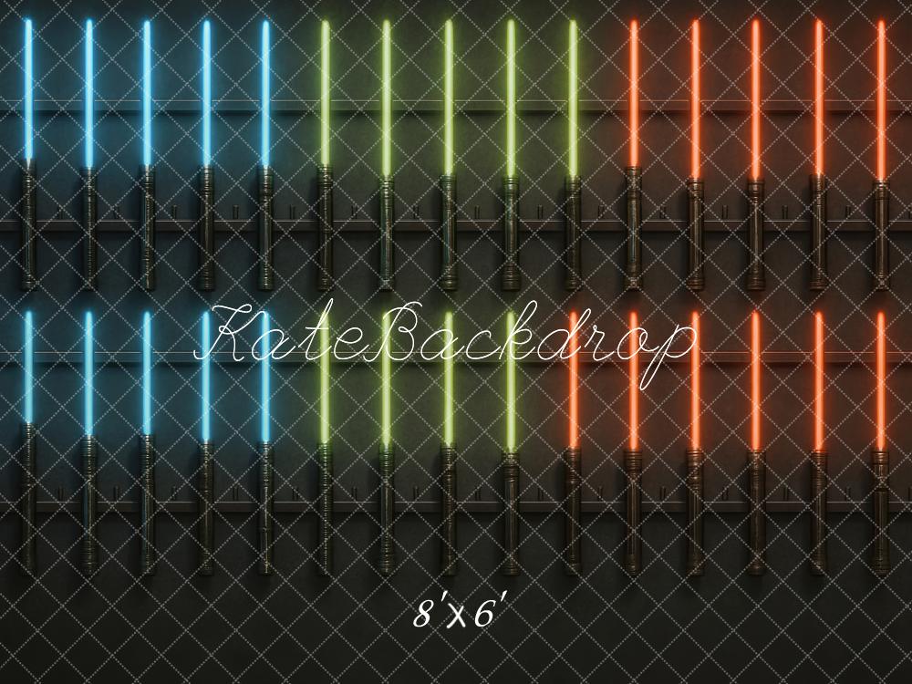 Kate Colourful Neon Light Wall Backdrop Designed by Megan Leigh - Kate Backdrop AU