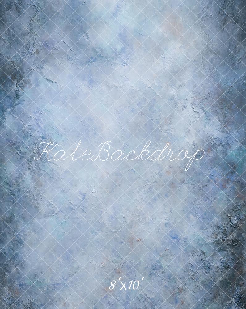 Kate Blue Abstract Texture Fleece Backdrop Designed by GQ