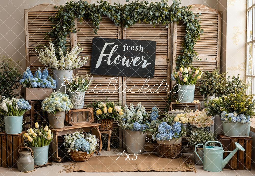 Kate Spring Fresh Flower Backdrop Designed by Emetselch