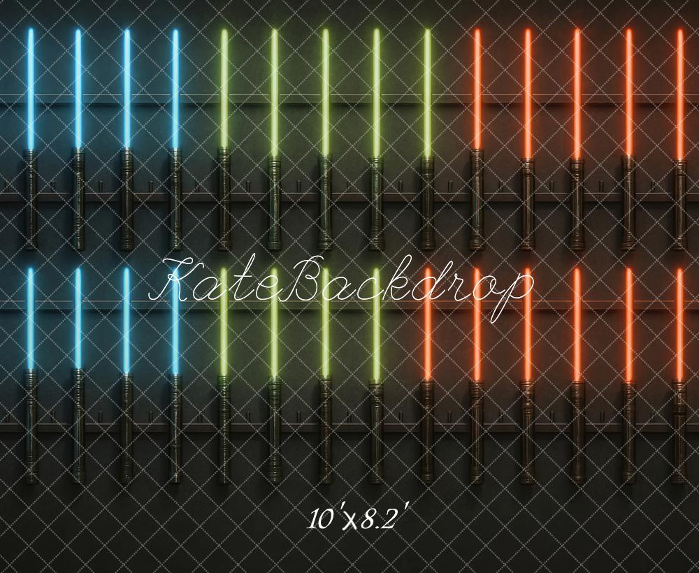 Kate Colourful Neon Light Wall Backdrop Designed by Megan Leigh - Kate Backdrop AU