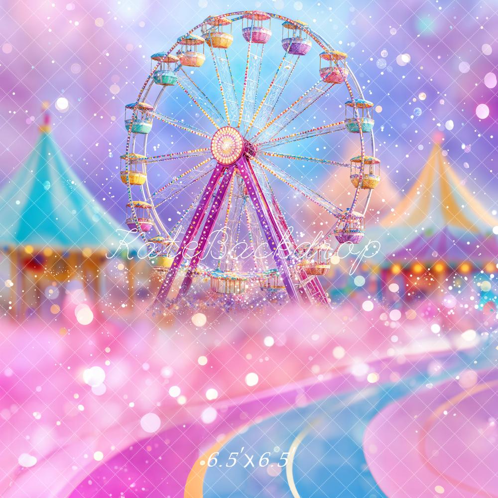 Kate Carnival Ferris Wheel Backdrop Designed by Emetselch - Kate Backdrop AU