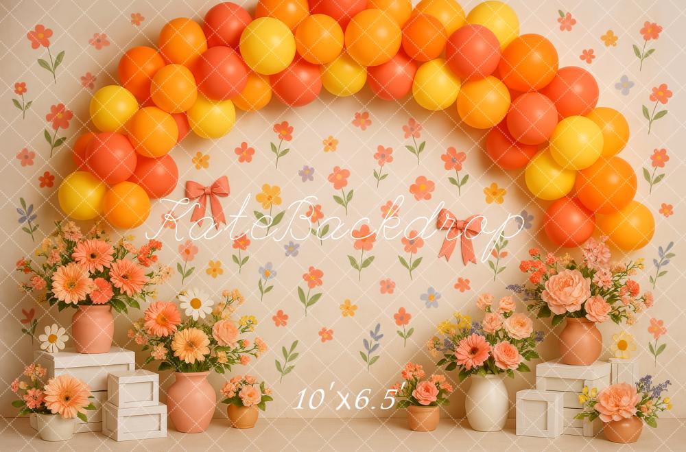 Kate Arch Balloons Flower Backdrop Designed by Patty Roberts