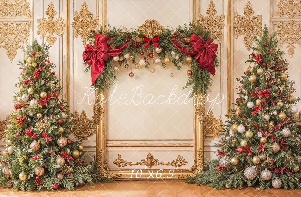 Kate Retro Wall Christmas Trees Backdrop Designed by Emetselch - Kate Backdrop AU