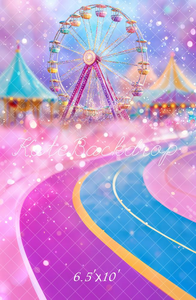 Kate Carnival Ferris Wheel Backdrop Designed by Emetselch - Kate Backdrop AU
