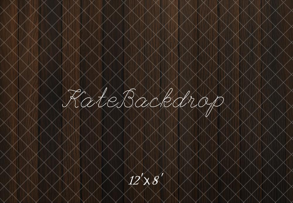 Kate Dark Wood Texture Fleece Backdrop Designed by Emetselch - Kate Backdrop AU