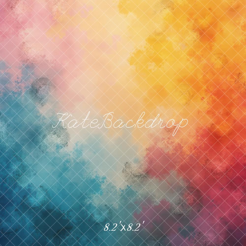Kate Abstract Colourful Gradient Backdrop Designed by Laura Bybee - Kate Backdrop AU