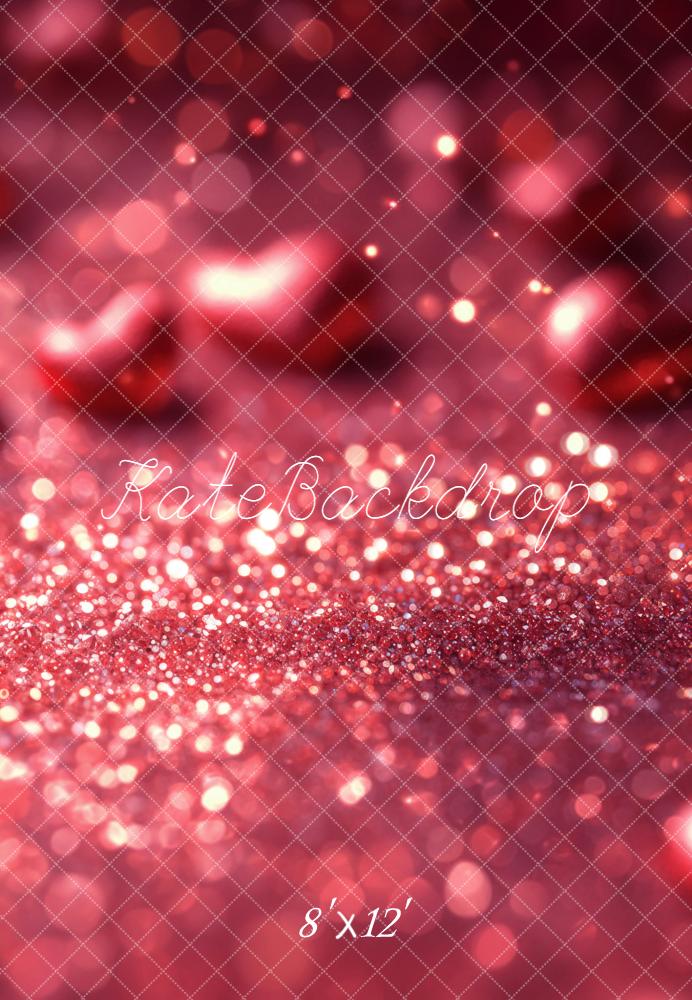 Kate Pink Glitter Bokeh Fleece Backdrop Designed by Chain