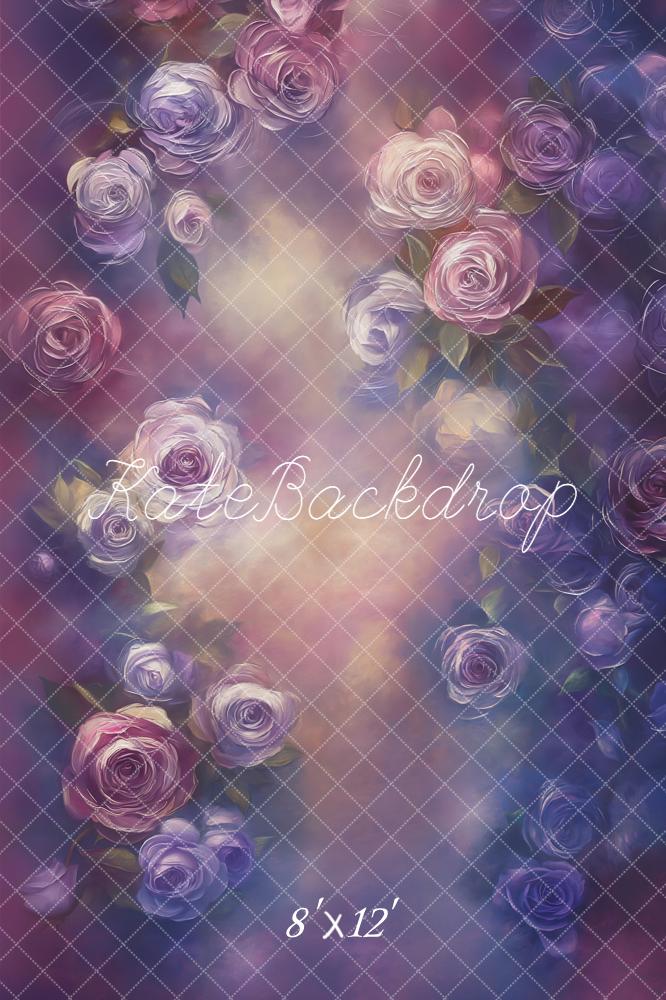 Kate Purple Rose Fine Art Backdrop Designed by Emetselch - Kate Backdrop AU