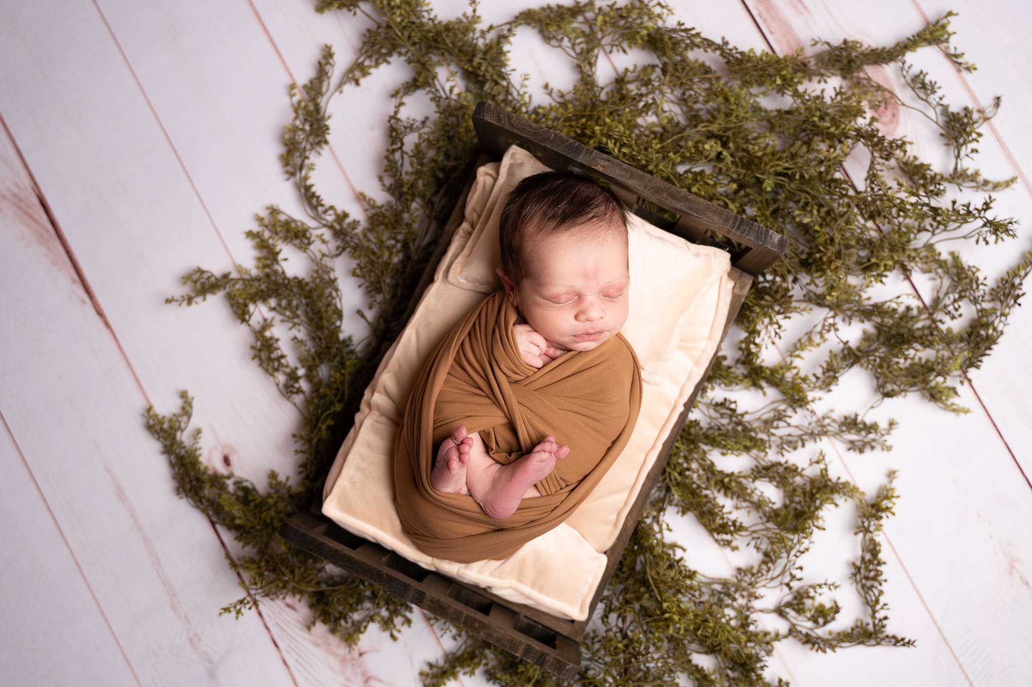 Kate Abstract Wood White and Dark Brown Collapsible Backdrop for Photography 5X6.5ft(1.5x2m) - Kate Backdrop AU