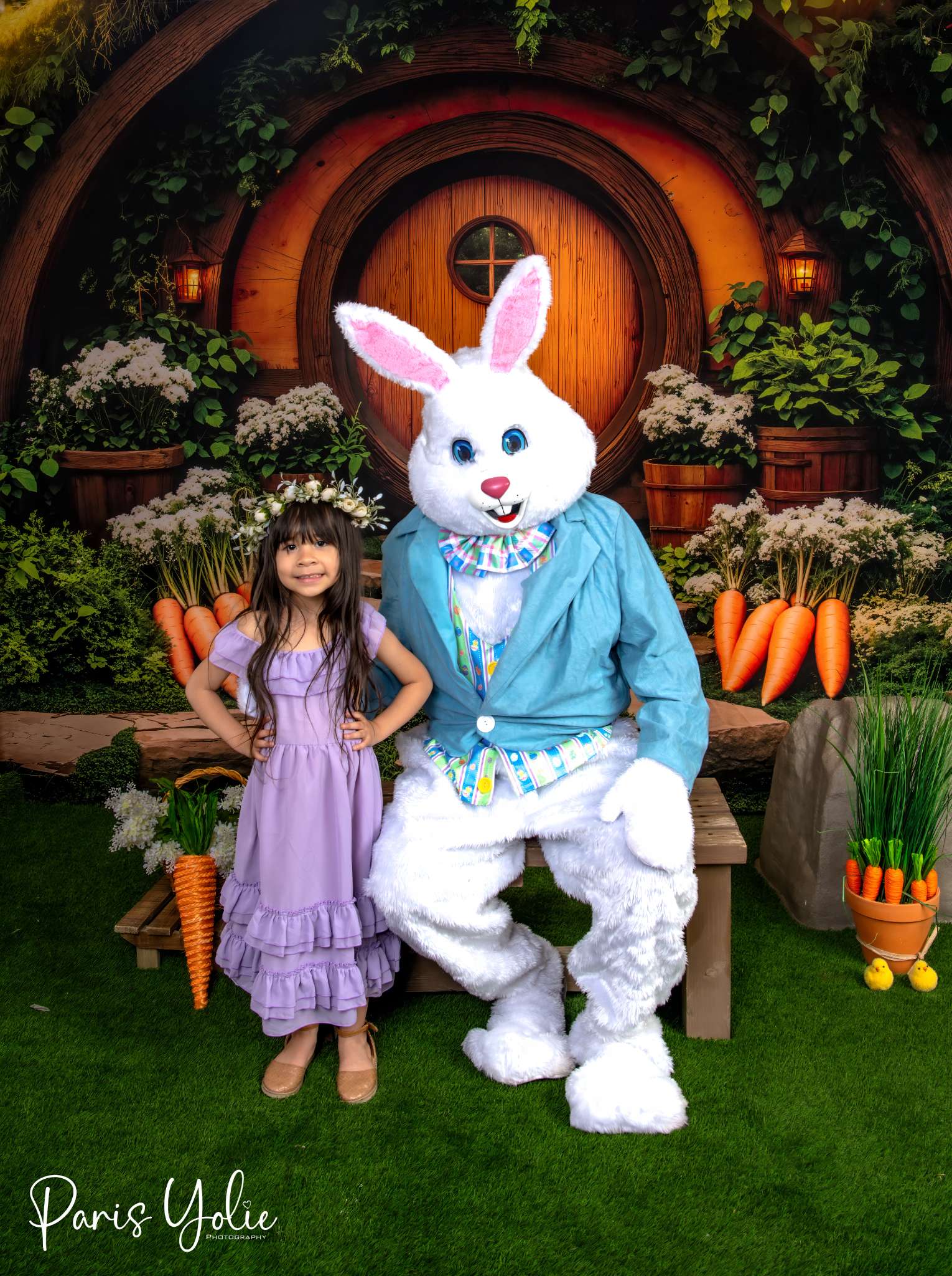 Kate Easter Hobbit House Forest Backdrop Designed by Emetselch - Kate Backdrop AU